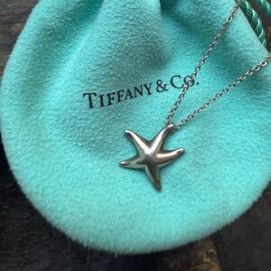 Tiffany & Co. Silver Elsa Peretri Starfish Necklace